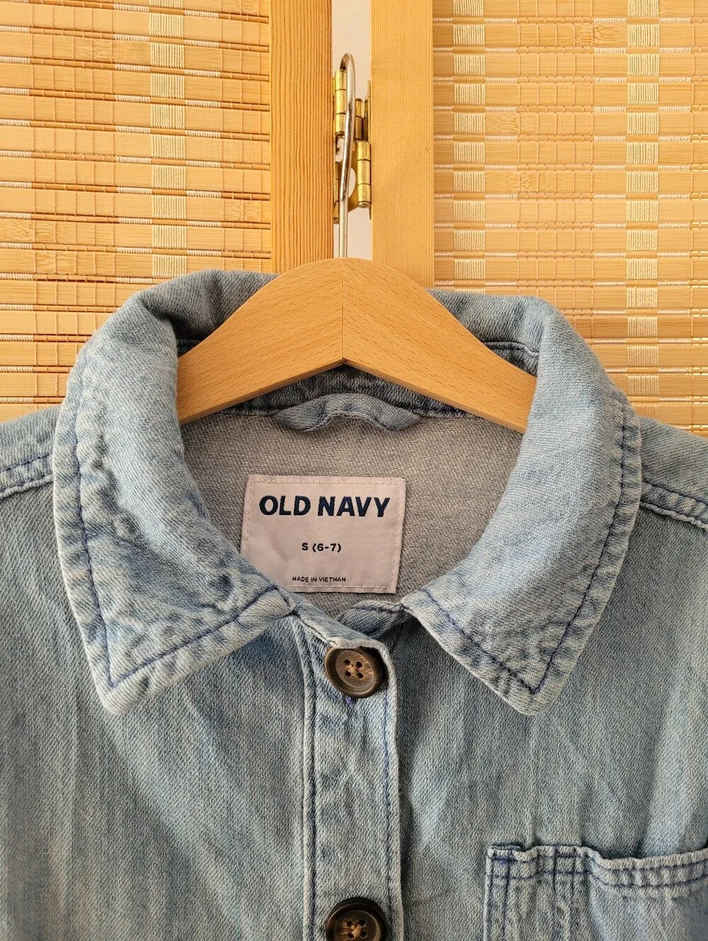 Old Navy Light Blue Kids' Denim Chore Jacket